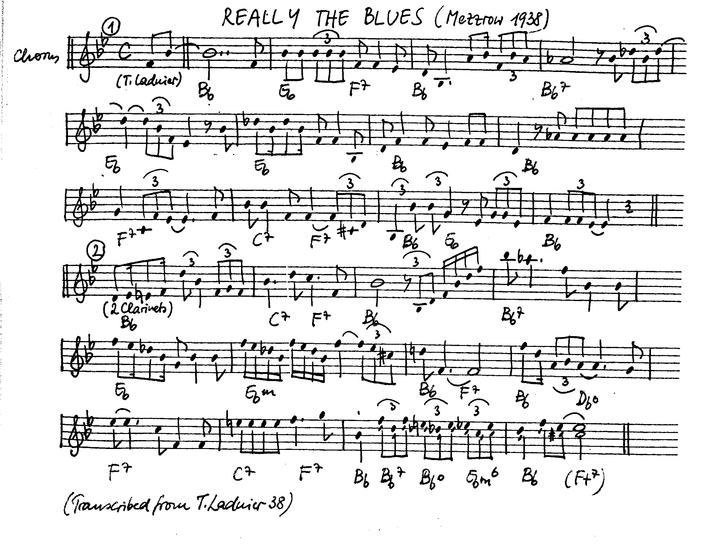 really the blues leadsheet – book us for your next 20s or gatsby event